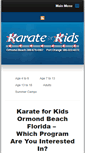 Mobile Screenshot of karateforkidsusa.com